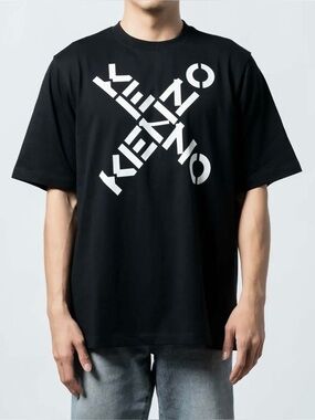 Kenzo cross logo T shirt